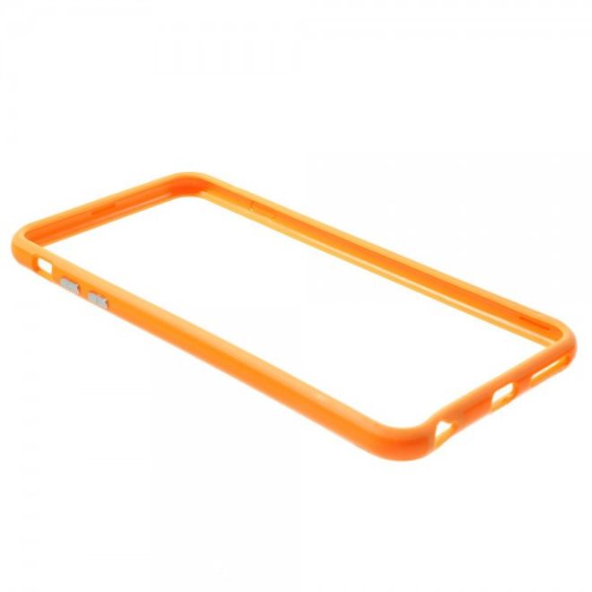 iPhone 6 Plus/6S Plus Leicht glänzender Plastik Bumper - orange