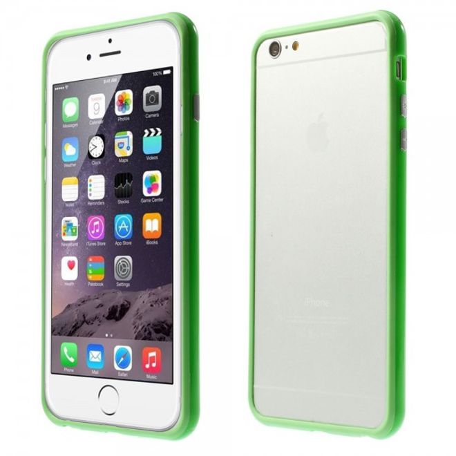 iPhone 6 Plus/6S Plus Slightly glossy plastic bumper - green