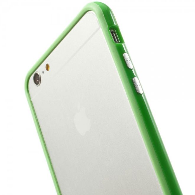 iPhone 6 Plus/6S Plus Slightly glossy plastic bumper - green