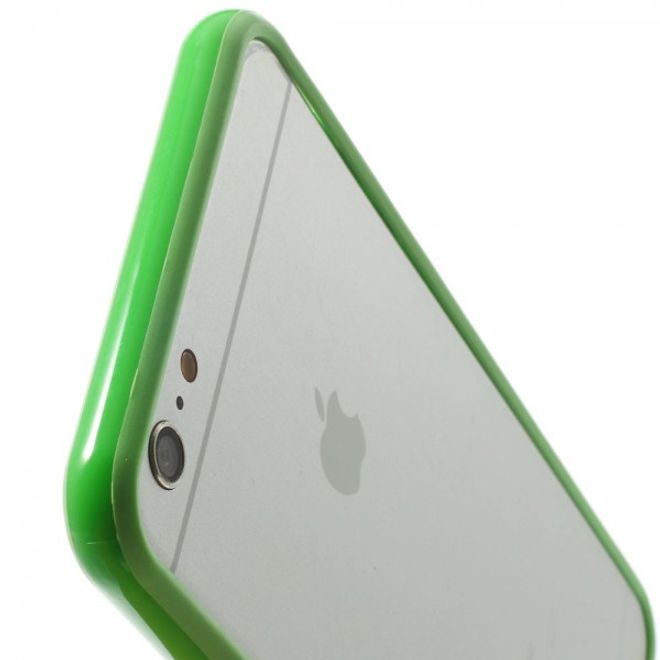 iPhone 6 Plus/6S Plus Slightly glossy plastic bumper - green