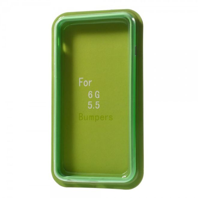 iPhone 6 Plus/6S Plus Slightly glossy plastic bumper - green