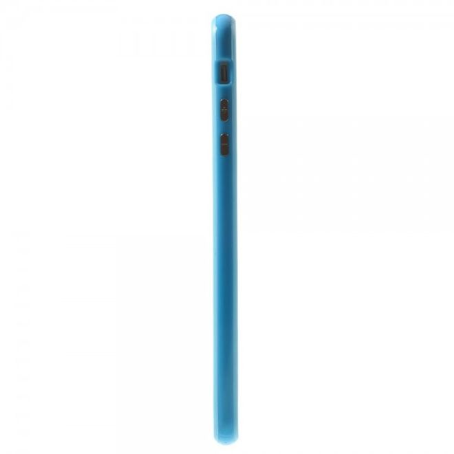 iPhone 6 Plus/6S Plus Leicht glänzender Plastik Bumper - blau