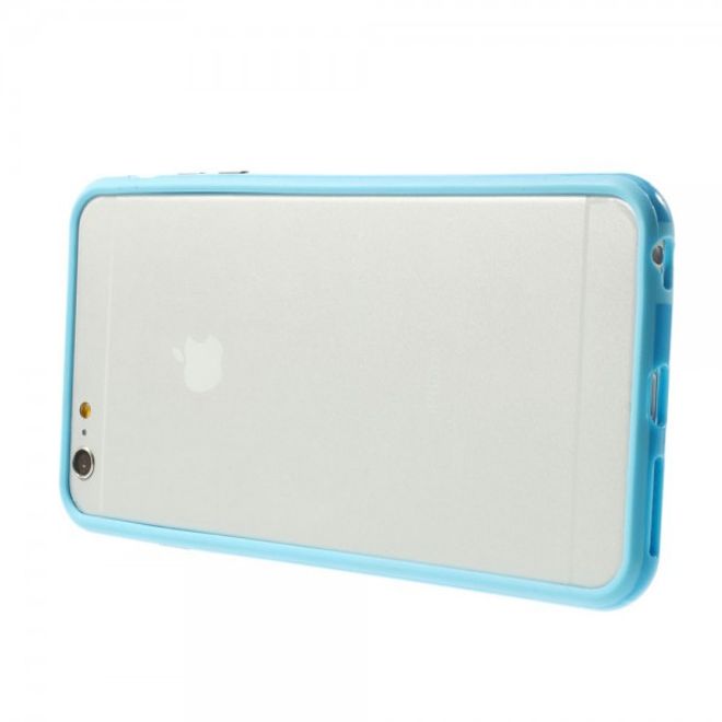 iPhone 6 Plus/6S Plus Leicht glänzender Plastik Bumper - blau