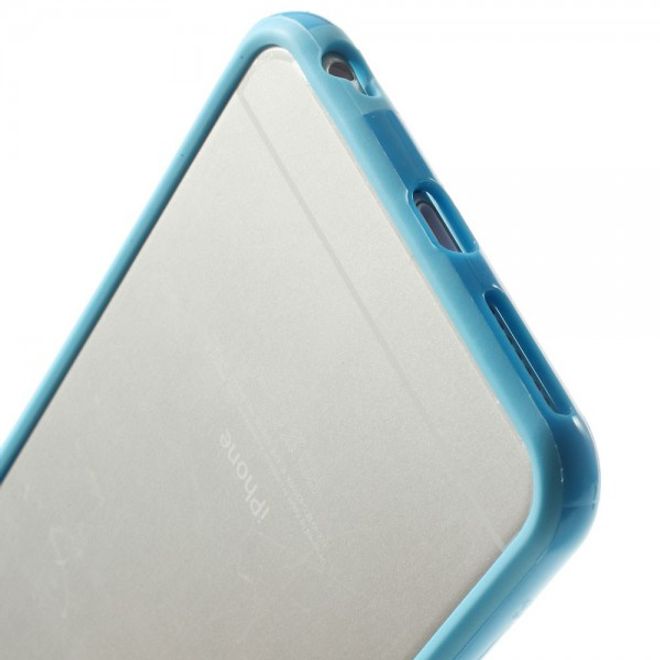 iPhone 6 Plus/6S Plus Leicht glänzender Plastik Bumper - blau