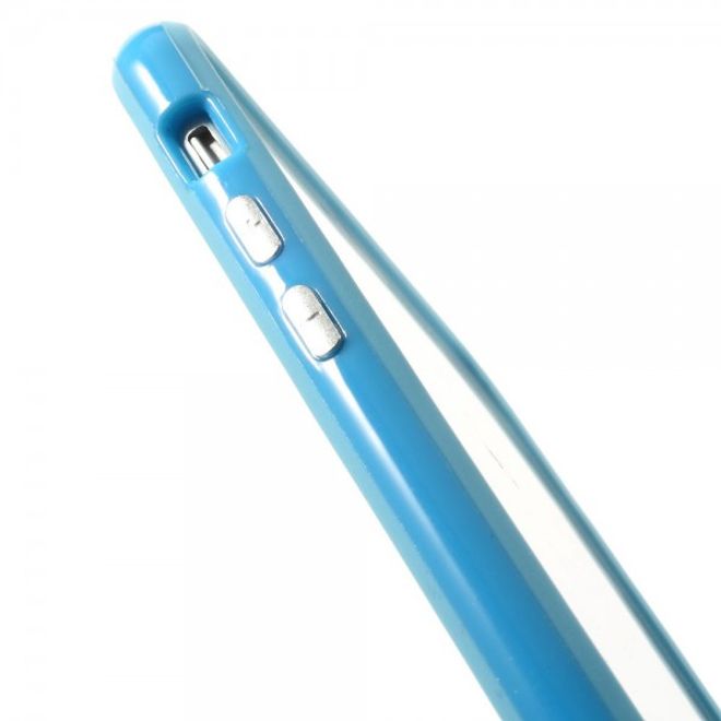 iPhone 6 Plus/6S Plus Leicht glänzender Plastik Bumper - blau