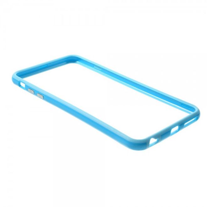iPhone 6 Plus/6S Plus Leicht glänzender Plastik Bumper - blau