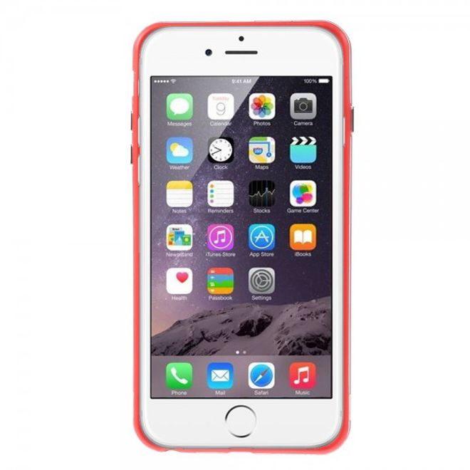 iPhone 6 Plus/6S Plus Flexibles Plastik Bumper Case - rot