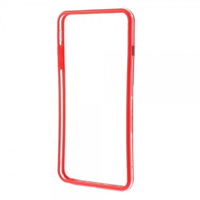 iPhone 6 Plus/6S Plus Flexibles Plastik Bumper Case - rot