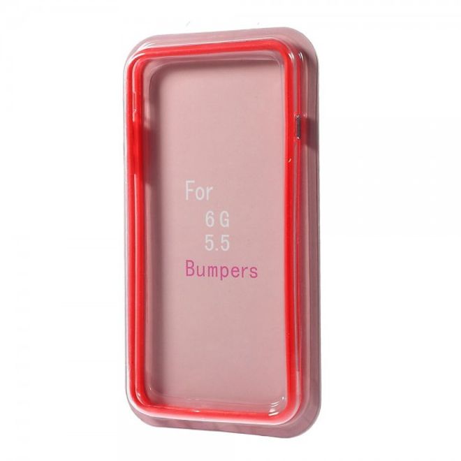 iPhone 6 Plus/6S Plus Flexibles Plastik Bumper Case - rot