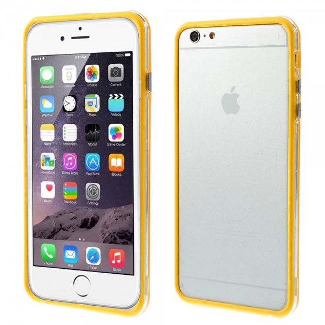 iPhone 6 Plus/6S Plus Flexible Plastic Bumper Case - Yellow