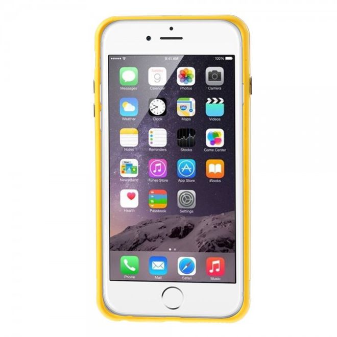 iPhone 6 Plus/6S Plus Flexible Plastic Bumper Case - Yellow