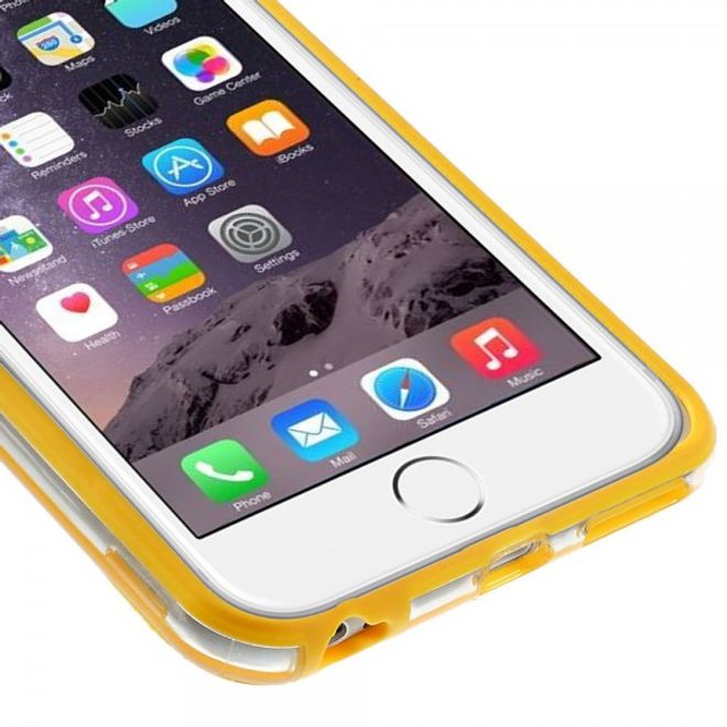iPhone 6 Plus/6S Plus Flexible Plastic Bumper Case - Yellow