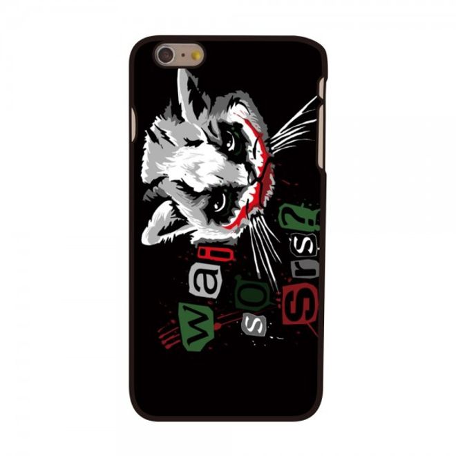 iPhone 6 Plus/6S Plus Hard Plastic Case with Creepy Cat