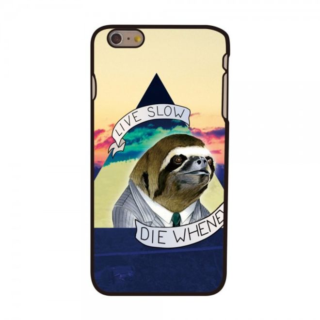 iPhone 6 Plus/6S Plus Hard Plastic Case with Animal in Suit