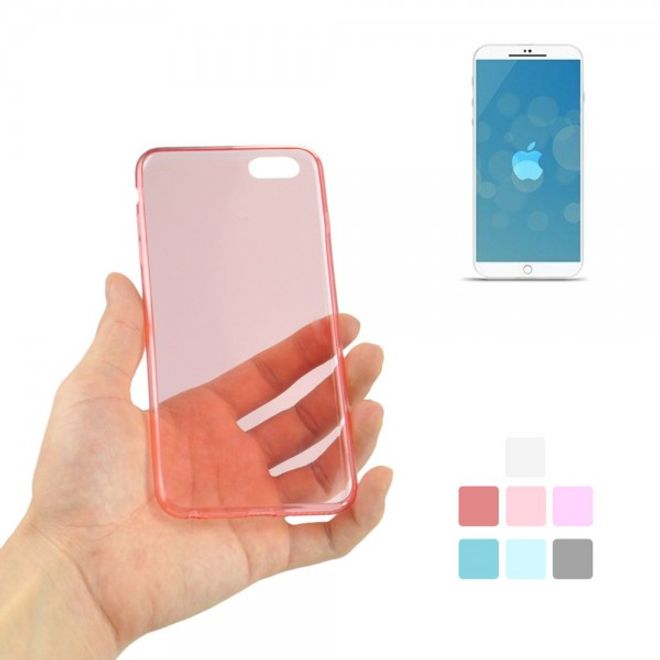 iPhone 6 Plus/6S Plus Ultradünnes (0.45mm), flexibles Plastik Case - rot
