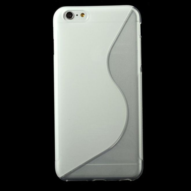iPhone 6 Plus/6S Plus Elastic Plastic Case S-Curve - Transparent