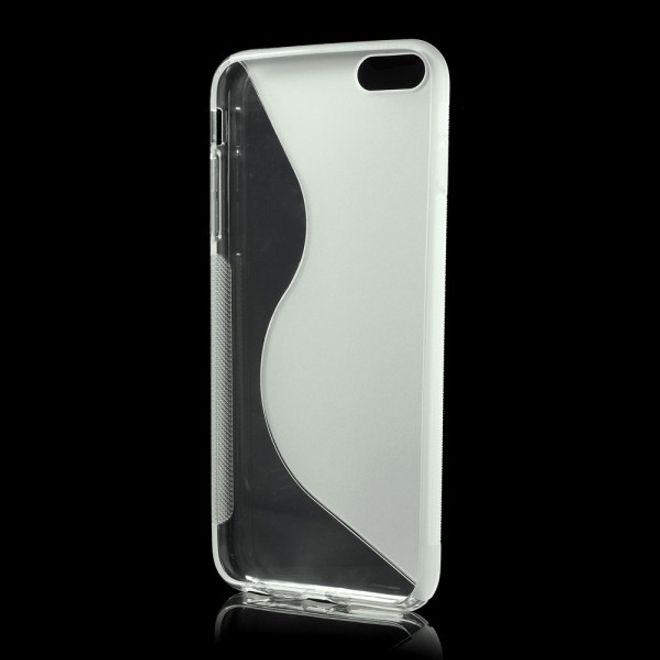 iPhone 6 Plus/6S Plus Elastic Plastic Case S-Curve - Transparent