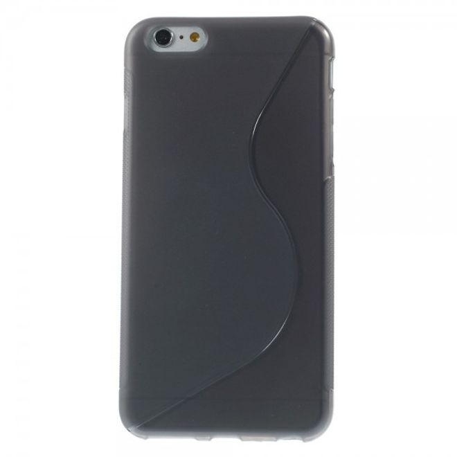 iPhone 6 Plus/6S Plus Elastic Plastic Case S-Curve - Grey