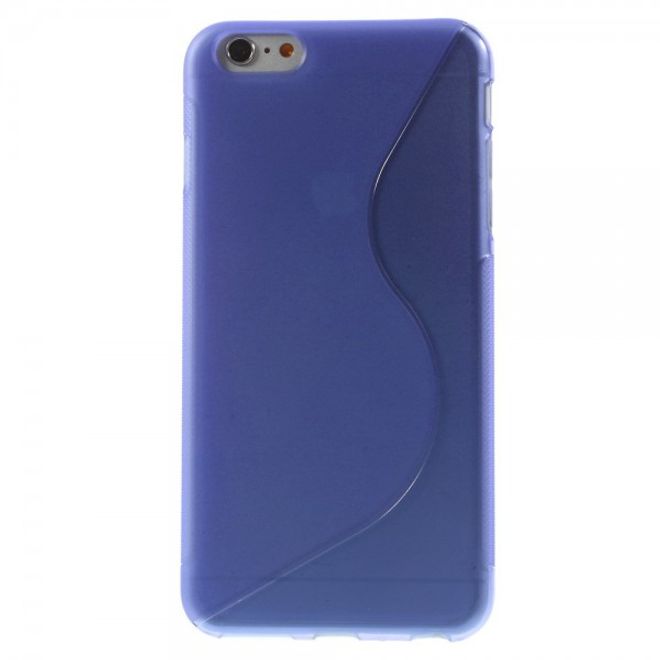 iPhone 6 Plus/6S Plus Elastic Plastic Case S-Curve - Purple