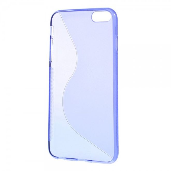 iPhone 6 Plus/6S Plus Elastic Plastic Case S-Curve - Purple