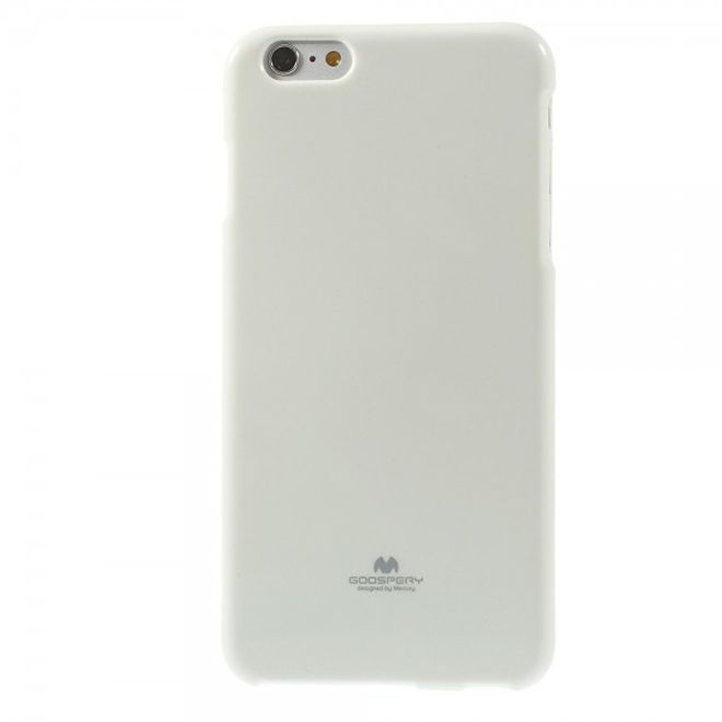 Goospery - iPhone 6S Plus/6 Plus Handy Hülle - TPU Soft Case - Pearl Jelly Series - weiss