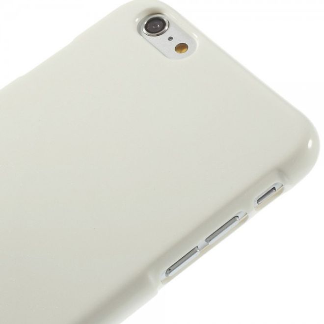 Goospery - iPhone 6S Plus/6 Plus Handy Hülle - TPU Soft Case - Pearl Jelly Series - weiss