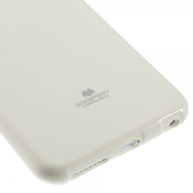 Goospery - iPhone 6S Plus/6 Plus Handy Hülle - TPU Soft Case - Pearl Jelly Series - weiss