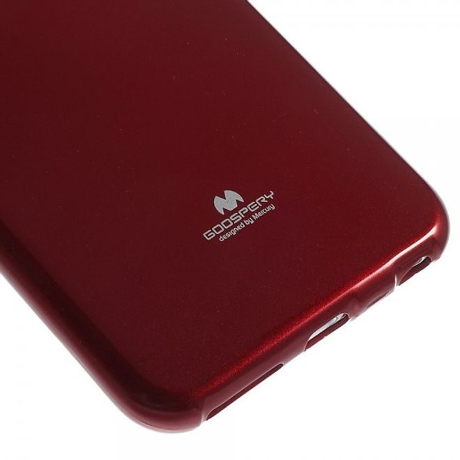 Goospery - iPhone 6S Plus/6 Plus Handy Hülle - TPU Soft Case - Pearl Jelly Series - rot