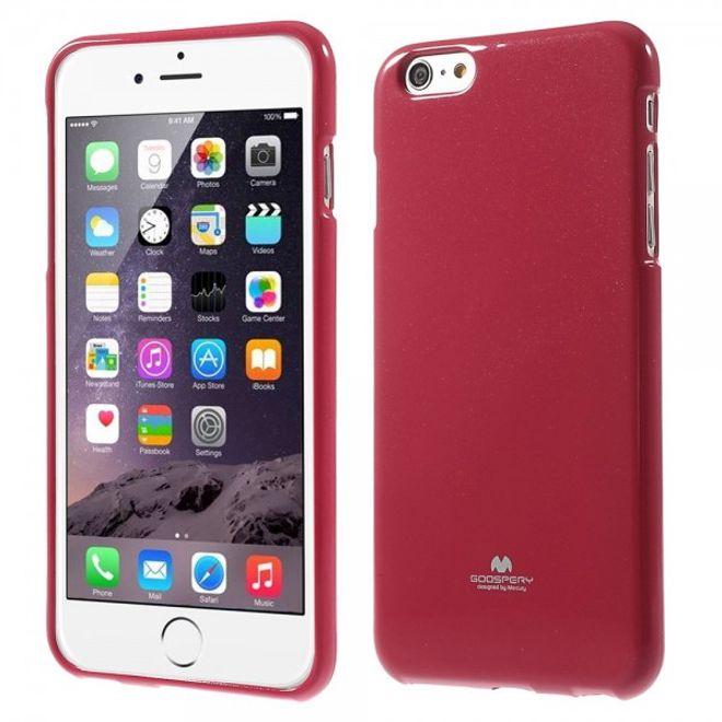 Goospery - iPhone 6S Plus/6 Plus Handy Hülle - TPU Soft Case - Pearl Jelly Series - pink