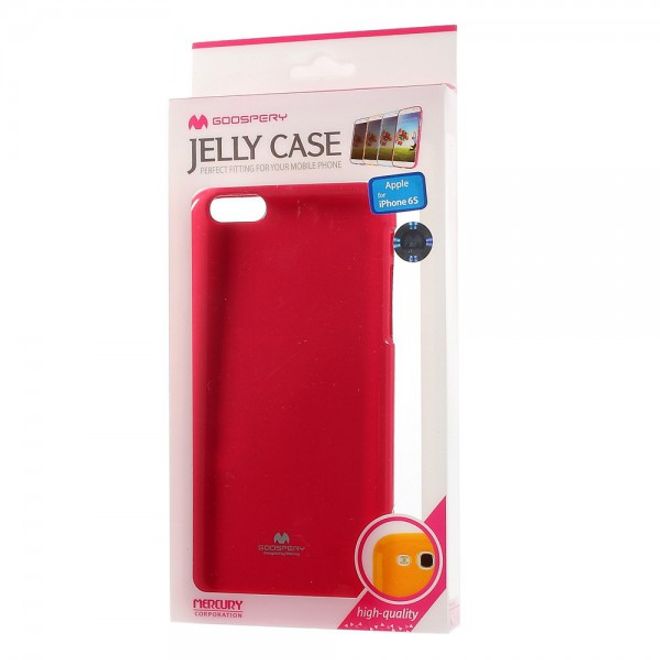 Goospery - iPhone 6S Plus/6 Plus Handy Hülle - TPU Soft Case - Pearl Jelly Series - pink