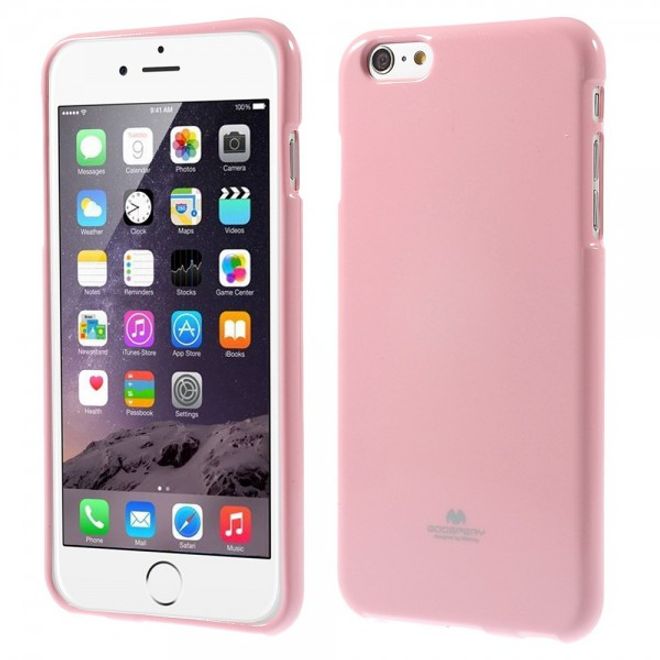 Goospery - iPhone 6S Plus/6 Plus Handy Hülle - TPU Soft Case - Pearl Jelly Series - rosa