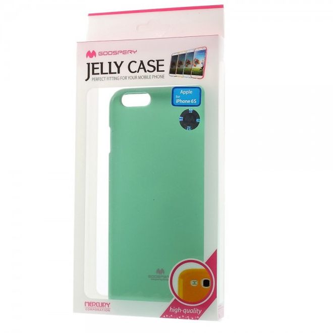 Goospery - iPhone 6S Plus/6 Plus Handy Hülle - TPU Soft Case - Pearl Jelly Series - mint