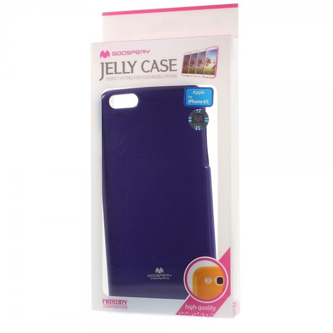 Goospery - iPhone 6S Plus/6 Plus Handy Hülle - TPU Soft Case - Pearl Jelly Series - purpur