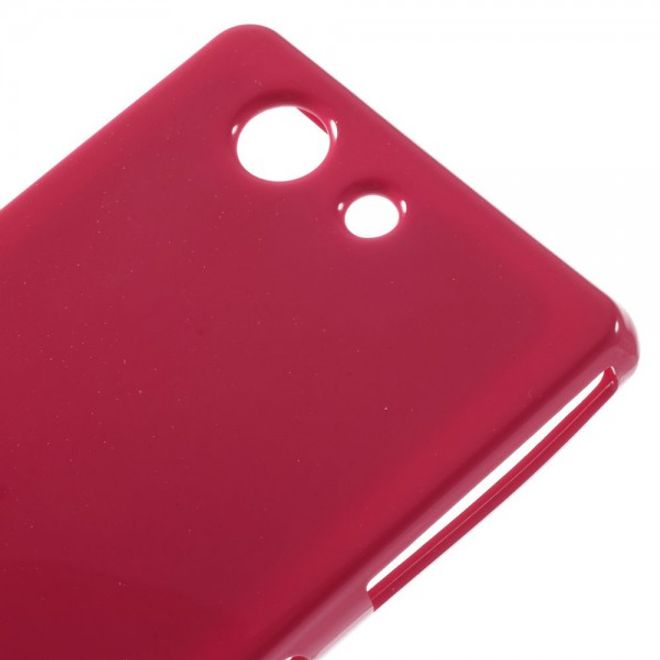 Goospery - Sony Xperia Z3 Compact Handy Hülle - TPU Soft Case - Pearl Jelly Series - pink