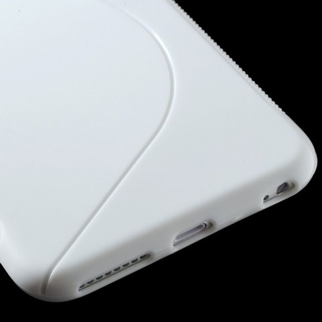 iPhone 6 Plus/6S Plus Elastic Plastic Case S-Curve - White
