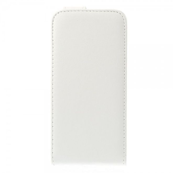 iPhone 6/6S Magnetisches Leder Case vertikal - weiss