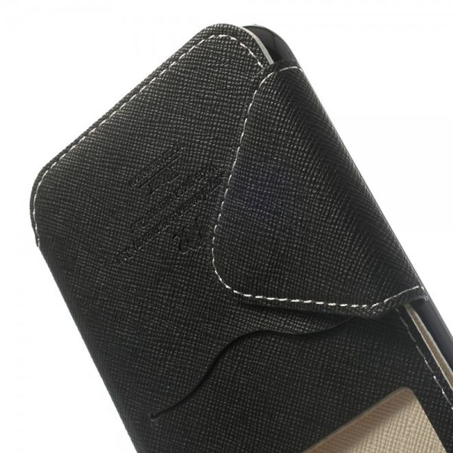iPhone 6/6S Magnetisches Leder Case mit grosser Öffnung - weiss