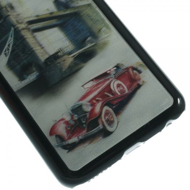 iPhone 6/6S Hart Plastik Case mit 3D Big Ben und Retroauto