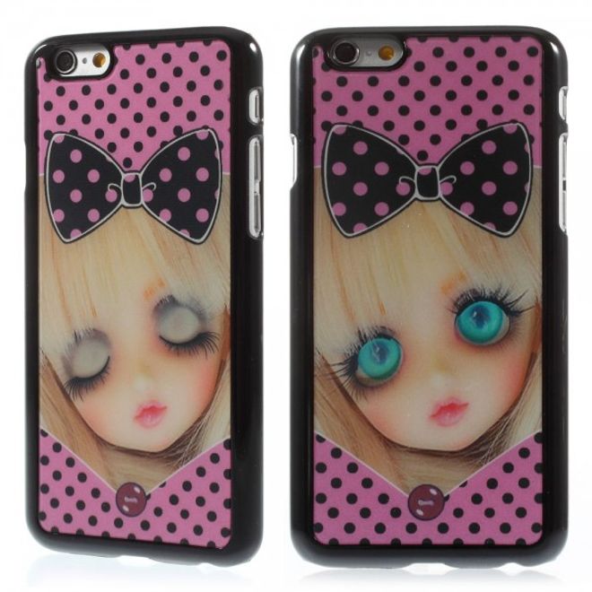 iPhone 6/6S hard plastic case with 3D Barbie doll