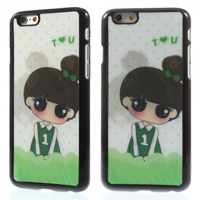 iPhone 6/6S Hard Plastic Case with 3D Girl