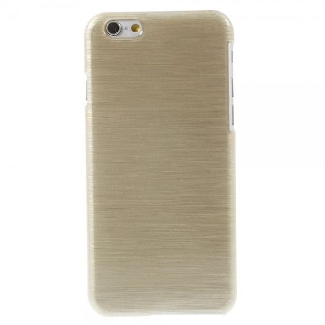 iPhone 6/6S Glossy Brushed Hard Plastic Case - Gold