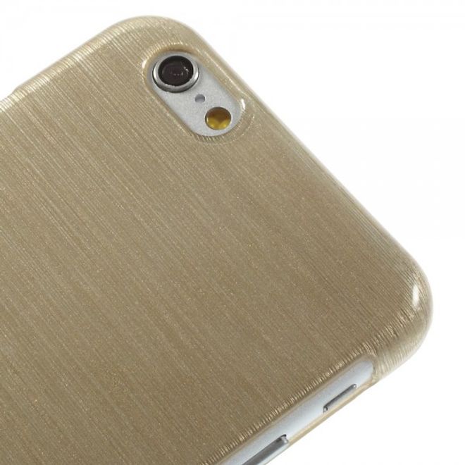 iPhone 6/6S Glossy Brushed Hard Plastic Case - Gold