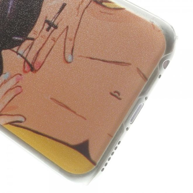 iPhone 6/6S hard plastic case with sexy girl with push up