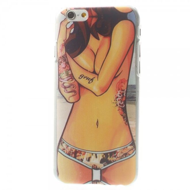 iPhone 6/6S Hard Plastic Case with Slim Girl in Bikini