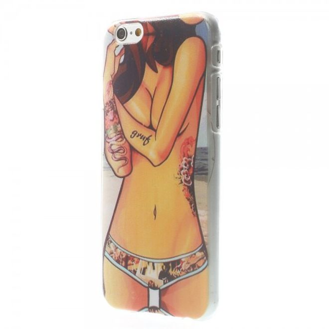 iPhone 6/6S Hard Plastic Case with Slim Girl in Bikini