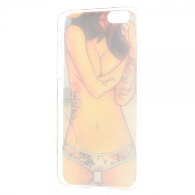 iPhone 6/6S Hard Plastic Case with Slim Girl in Bikini