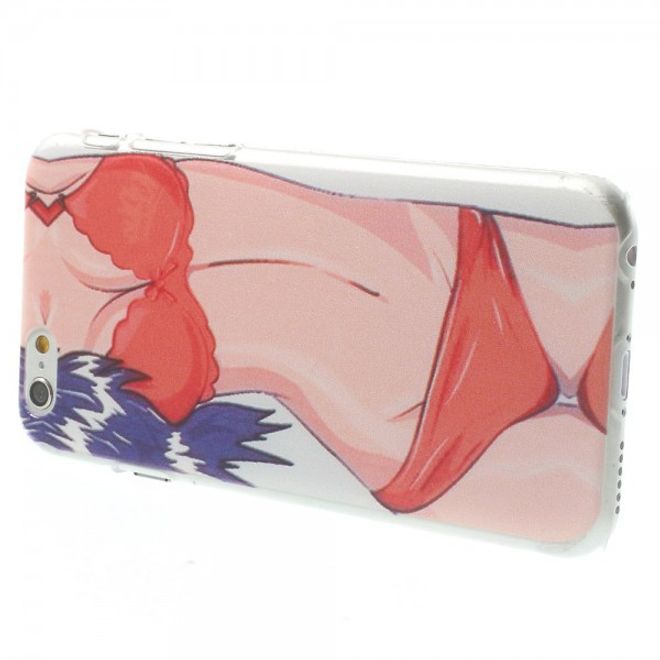 iPhone 6/6S Hart Plastik Case mit rotem Bikini