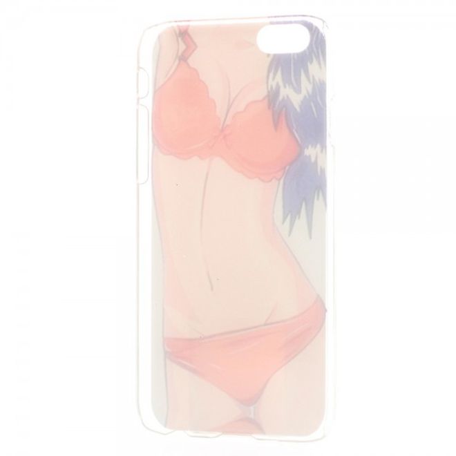 iPhone 6/6S Hart Plastik Case mit rotem Bikini