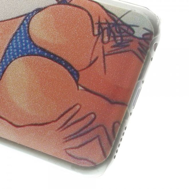 iPhone 6/6S hard plastic case with sexy girl in sports bikini