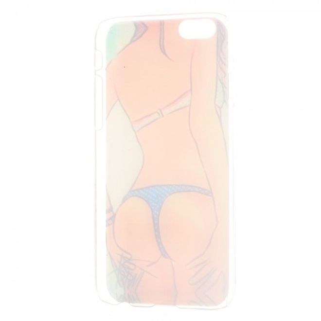 iPhone 6/6S hard plastic case with sexy girl in sports bikini